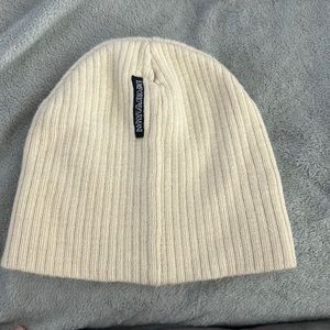Beige / Cream Armani Beanie